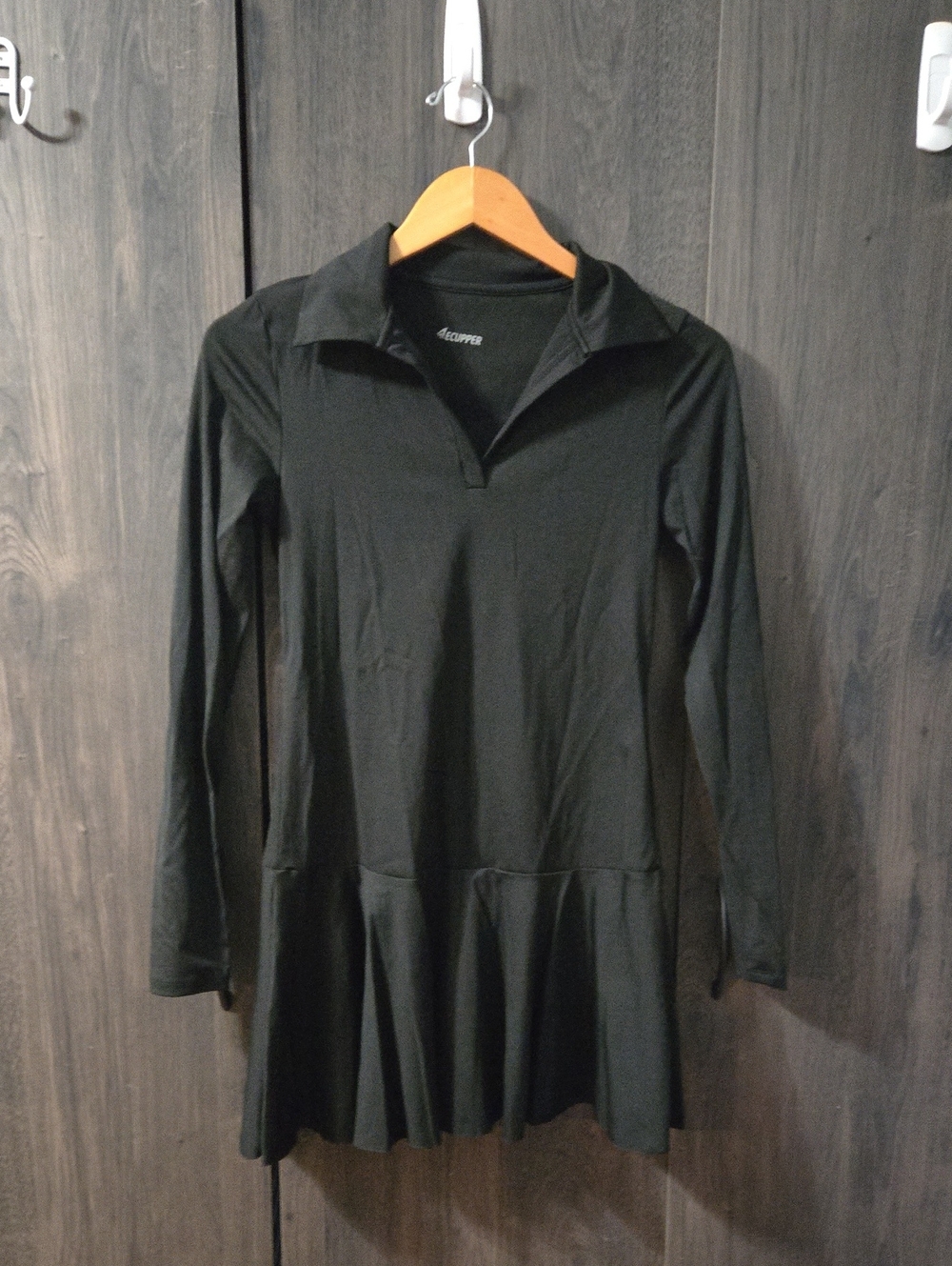 Ecupper Long-Sleeve Polo Tennis Dress